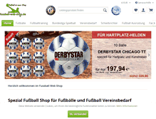 Tablet Screenshot of fussballtrainerboerse.de